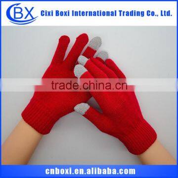 Soft acrylic hot sale acrylic glove,smart gloves