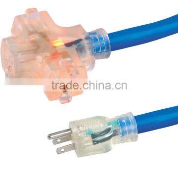 America 3 Outlet Extension Cable With UL CUL Approval
