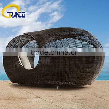 Granco KAL725 Outdoor Furniture Rattan Sun Lounger