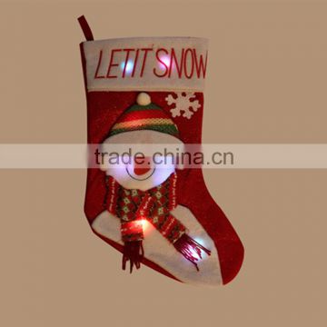 Light Up LED Christmas Decorative Toy Stocking