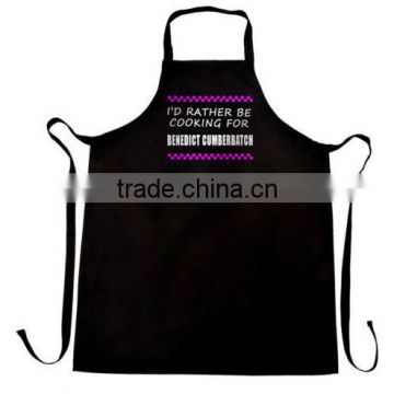 2014 New Product Cheap Promotional Soft printed kitchen apron