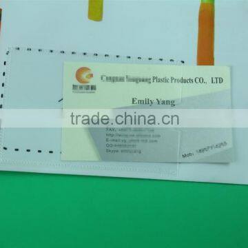 a4 Size Plastic Snap File Bag, Custom pp Document Bag, Button Closure pp File Holder photo-3