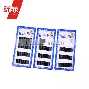 Winning star wholesale black metal bobby pins