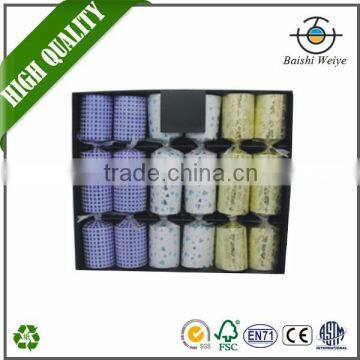 china manufacturer professional Factory cheap OEM customized new style safty party christmas crackers