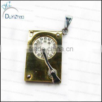 Custom jewelry wholesale pendant stainless steel big charms and pendants jewelry