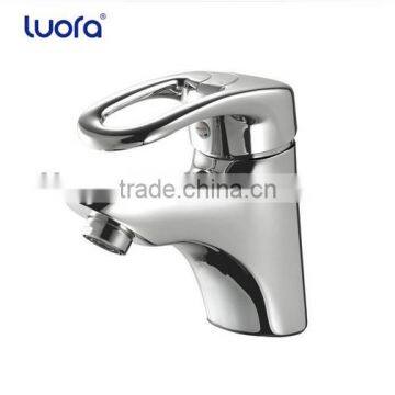 Luofa Single Handle High Neck Pedestal Basin Faucet/Single Hole Tall Basin Taps