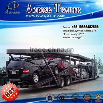 Hot sale 2 axle car carrier semi trailer