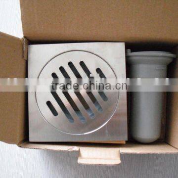 304stainless steel floor drain