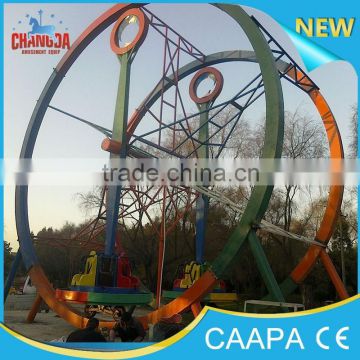 2015 Changda clear pictures thrilling amusement park ferris wheel ring car rides for sale