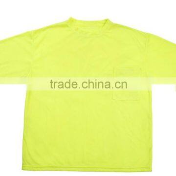 High Quality Hi-Vis Reflective Safety Work Shirt Fashion Casual Running Shirt High Visibility