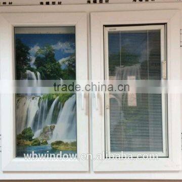 PVC adjustable window shutters ,shutters inside the glass