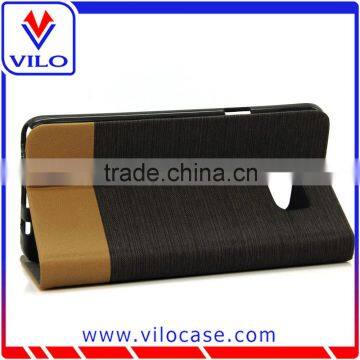 QR Code Local Language Slim Smart Leather Cover for Samsung S6 photo-3