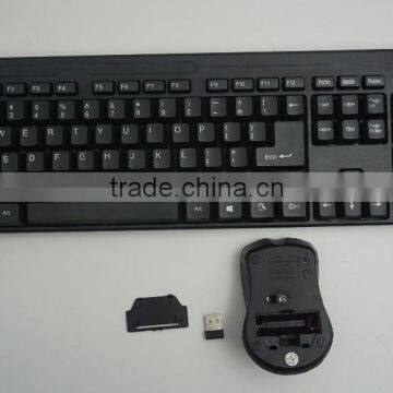 OEM Black Color Cheap Combo Wirless Keyboard and Mouse photo-4
