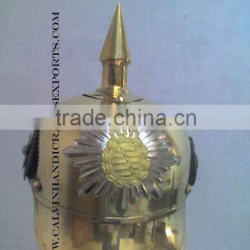 Brass pickelhaube ( German ) Helmets