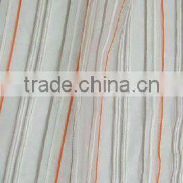 Popular Organza with Line Home Textile Curtain Fabric