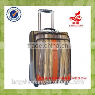 high quality PU luggage set from Baigou China