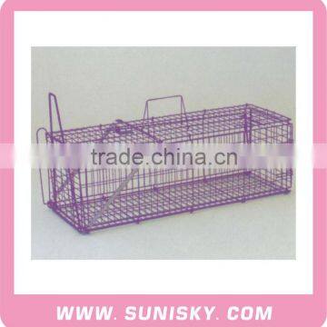 Zinc plated wire mesh hamster cage, small animal cage