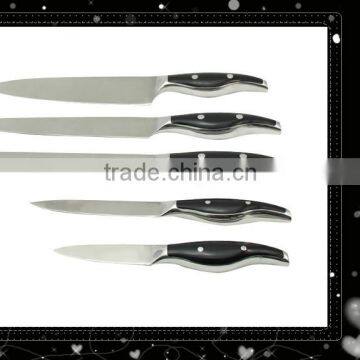 5 pcs kitchen knife set -Matte/Mirror-ABS handle