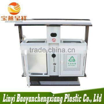 China Wholesale Indoor OEM Stand Galvanized Steel Garbage Containers photo-4