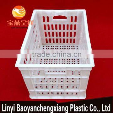 510x350x300mm Turnover Pear Plastic Basket for Transportation photo-3