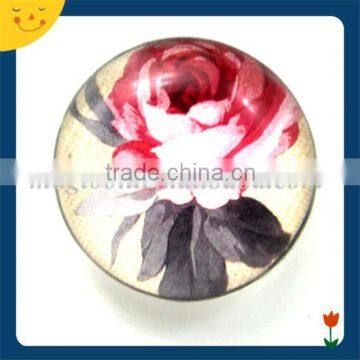 Permanent 3D glass magnetic fridge door stickers