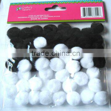 National Day Color 1inch x 60pcs Acrylic pompoms