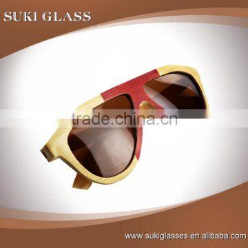 Aviator Style Bamboo Polarized Sunglasses Wood Sunglasses