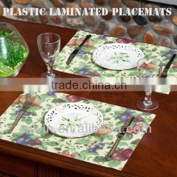 eco friendly foam pvc plastic laminated placemats