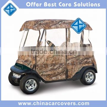 Outdoor weather protection golf cart rain cover for club car golf cart