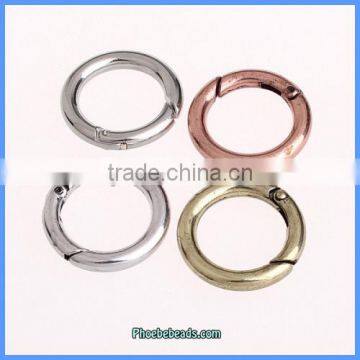 Wholesale Round Alloy Ring Spring Clasp PSC-R003