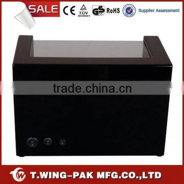 LED Light, Material Wood&velvet, Automatic Watch Movement Machine, 4 Watches Watch Winder for Sale photo-4