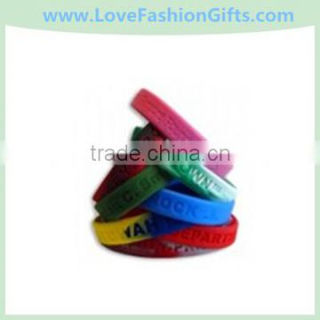 Debossed Silicone Wristband