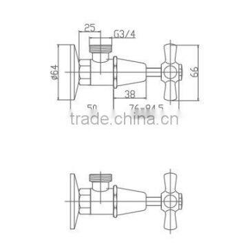 Australia Standard Double Taps for Washing Machine G205 photo-2