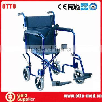 Aluminum transport chair