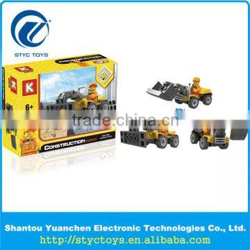 Construction series ABS plastic 3 in 1 DIY Parent-child building blocks brick toys for kids for early learning
