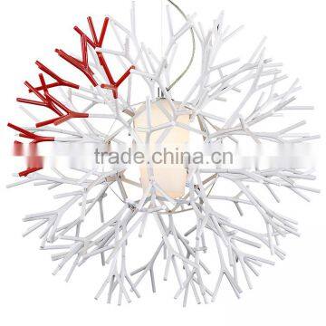 2016 New Product Christmas Decoration Resin Dendrite Lamp Modern Pendant Light