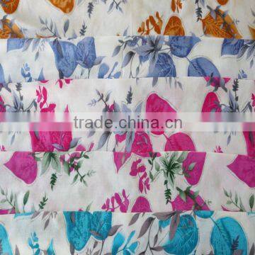 China Manufacturer 100% Rayon Printed Hot-Stamping Woven Fabric