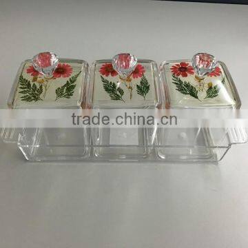 acrylic/ps spice rack set/spice jar set