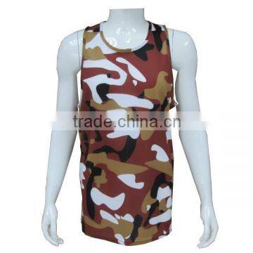 Full Printing Cheap Wholesale Tank Top with camo