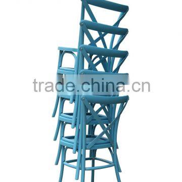 Factory Direct Stackable Cross Back Resin Plastic Chair Banquet Dining Chair High Quality For Events/For Rental Wholesale Price