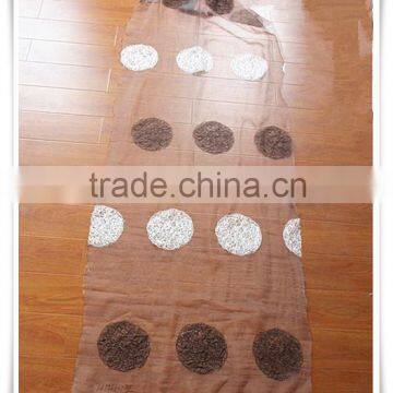 1413I-28L Glass yarn Transparent curtain fabric Glass yarn