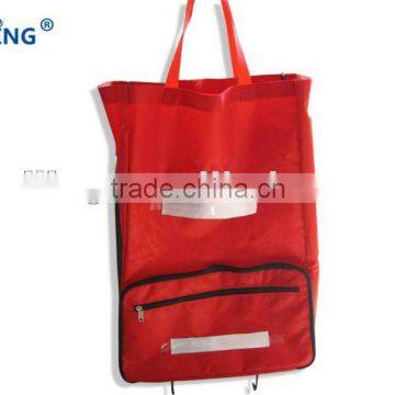 Red color cotton carry bag on sales