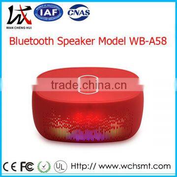 Factory Wholesale Portable Wireless Mini Bluetooth Speaker OEM/ODM With LED Light FM Radio TF Card photo-3