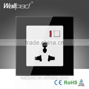 Hot Sales Wallpad White Glass LED 110~250V Wireless 3 Gang Wifi Electrical Power Remote Control Speed Rotary Fan Wall Switch Quality Choice photo-5