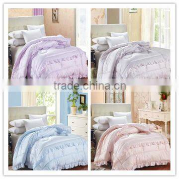 Microfiber Queen Duvet-Cover-Set Comforter set with lacec