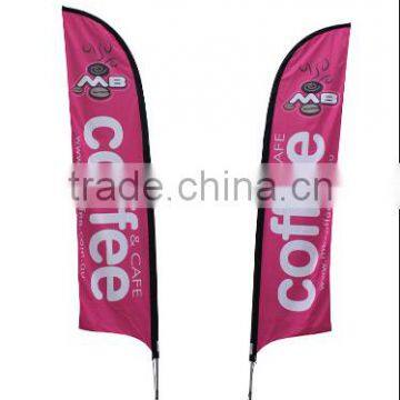 Custom flag banner, beach flag banner