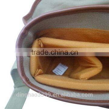 Professional DSLR Canvas Camera Bag/Case Travel Photo Bag Single Shoulder Backpack photo-6