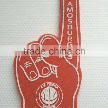 playing cutome foam finger cheering foam finger rocket cheering foam hand