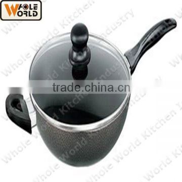 Aluminum Non-stick Wok With Glass Lid