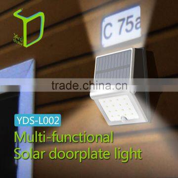 Factory Waterproof IP44 Outdoor Multi-functional solar led garden lights